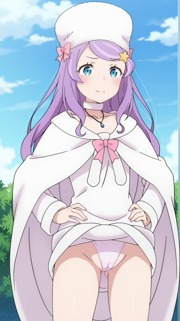 Anastasia Hoshin (Re:Zero) in lingerie. Immagine erotica di anime.