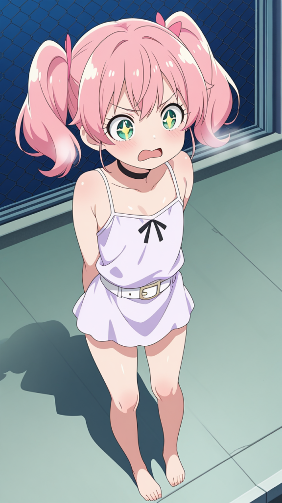 桜色ツインテールロリ 美少女エロ AI エロ画像