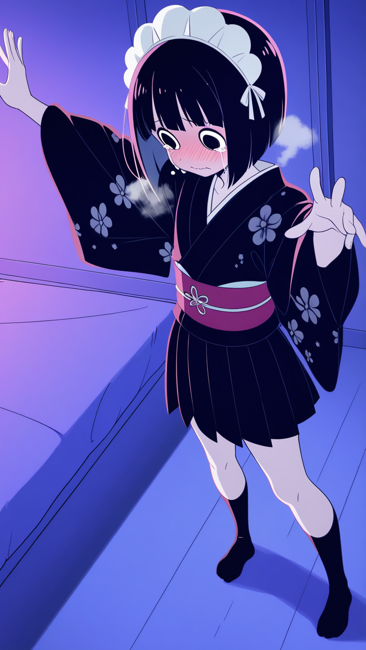 マゼンタボブ長身貧乳 美少女エロ AI エロ画像