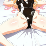 【エロ画像】グラデーション金ピンク内巻きセ×潮吹き_AI_アニメエロ画像