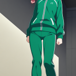 【エロ画像】ピンク髪ツインテール細身×貧乳・微乳_AI_アニメエロ画像