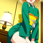 【エロ画像】オレンジアップスタイルスレンダ×アヘ顔・イキ顔_AI_アニメエロ画像