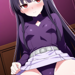 【エロ画像】ピンク髪ロング貧乳小柄×くぱぁ・大開脚_AI_アニメエロ画像